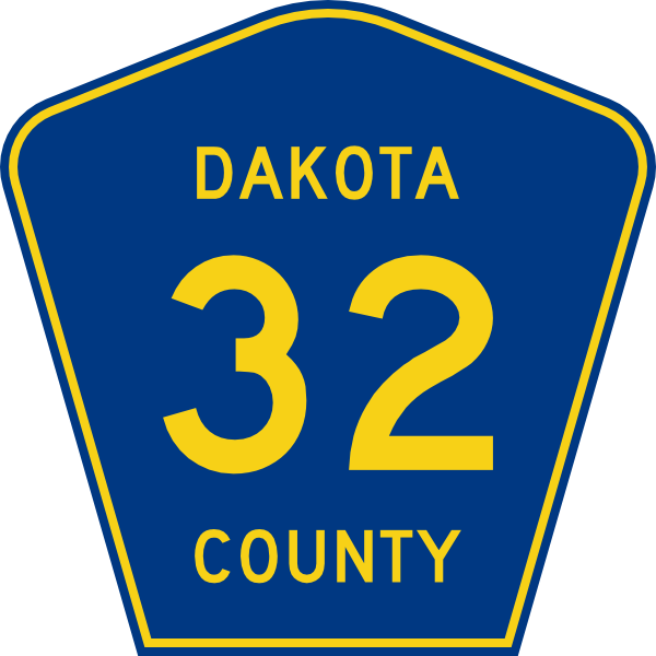 free vector Highway Sign Dakota County Route 32 clip art