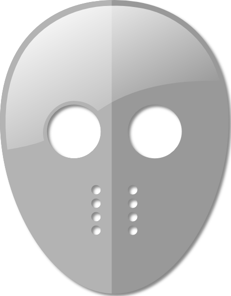 Hockey Mask clip art (111296) Free SVG Download / 4 Vector