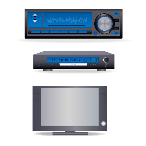 free vector Home theater vector