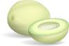 free vector Honeydew Melon clip art