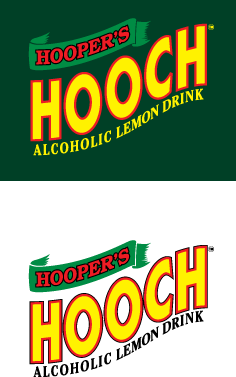 free vector Hooch lemon drink logo