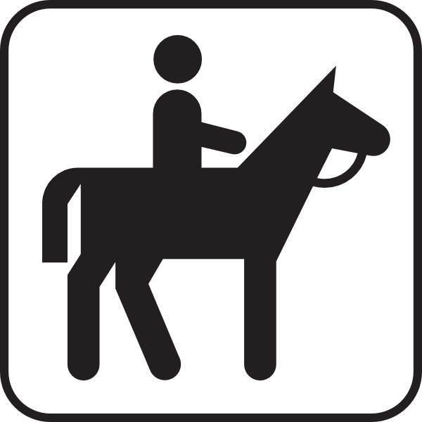free vector Horse Back Riding clip art