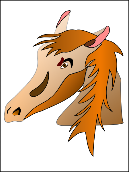 Download Horse Head clip art 119216 Free Vector / 4Vector