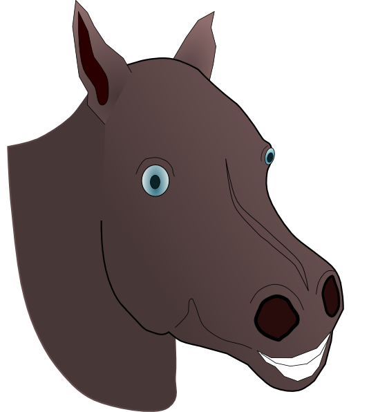 free vector Horse Head clip art