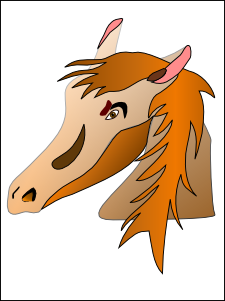 free vector Horse Head clip art