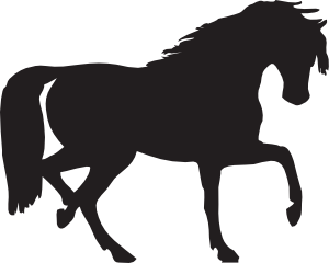 free vector Horse Silhouette clip art