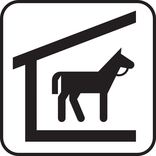 free vector Horse Stable clip art