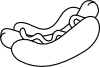 free vector Hotdog clip art