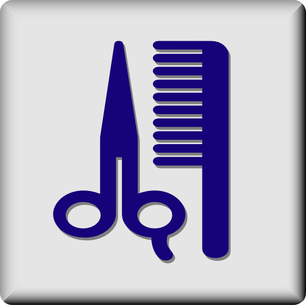 free vector Hotel Icon Barber Or Hair Dresser clip art