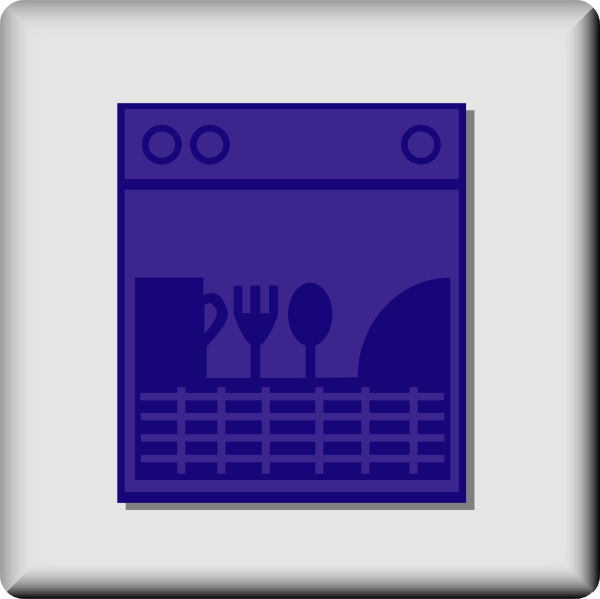 free vector Hotel Icon Dishwasher clip art