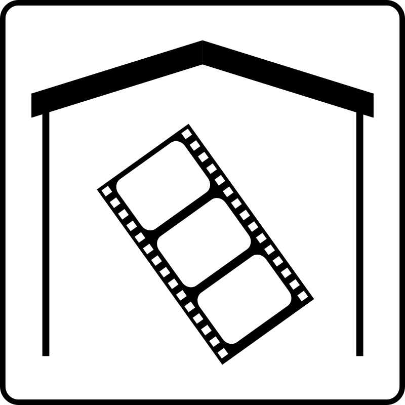 free vector Hotel Icon Has Movies In Room