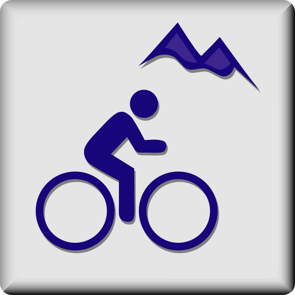 free vector Hotel Icon Mountain Biking clip art