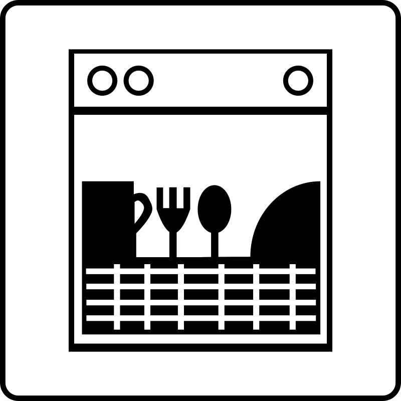 free vector Hotel Icon Room Has Dishwasher
