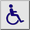 free vector Hotel Icon Wheelchair Access clip art
