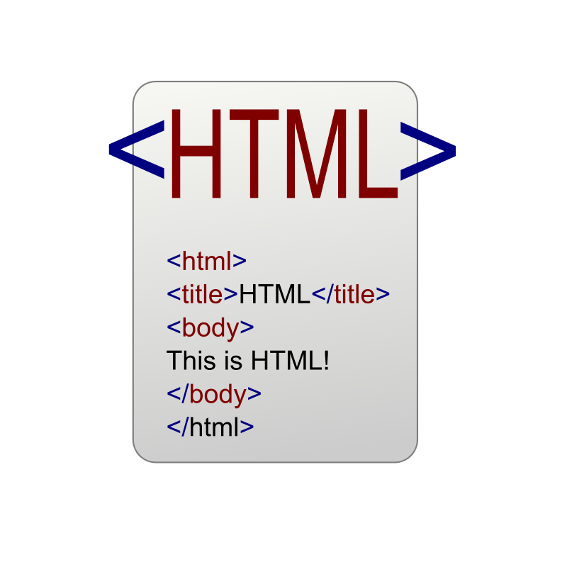 free vector HTML Logo