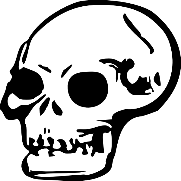free halloween skull clip art - photo #22