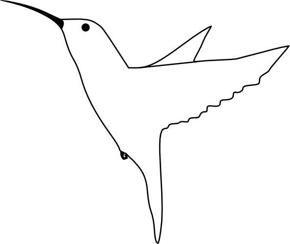 free vector Humming Bird clip art