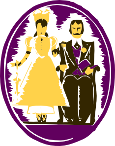 free vector Husband And Wife clip art