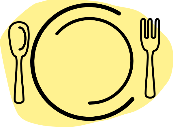 free vector Iammisc Dinner Plate With Spoon And Fork clip art