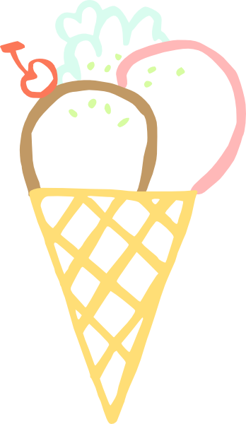 free vector Ice Cream Cone clip art