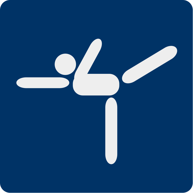 free vector Ice skating pictogram