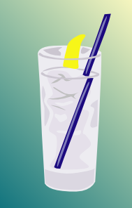 free vector Ice Water Glass clip art