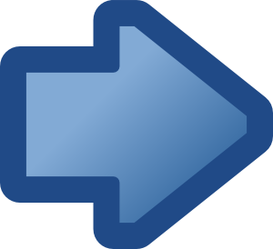 free vector Icon Arrow Right Blue clip art