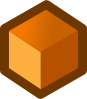 free vector Icon Cube Orange clip art