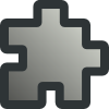 free vector Icon Puzzle Grey clip art