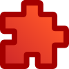 free vector Icon Puzzle Red clip art