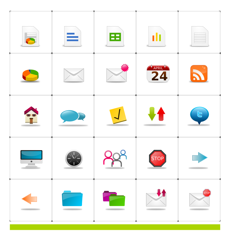 Download Icon Set (100698) Free SVG Download / 4 Vector