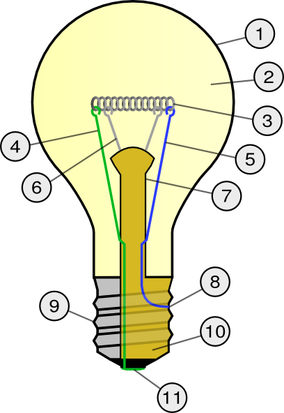 free vector Incandescent Light Bulb clip art