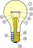 free vector Incandescent Light Bulb clip art