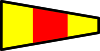 free vector International Maritime Signal Flag 0 clip art
