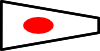 free vector International Maritime Signal Flag 1 clip art