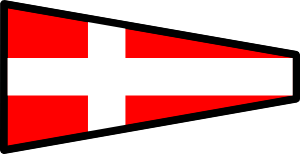 free vector International Maritime Signal Flag 4 clip art