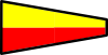 free vector International Maritime Signal Flag 7 clip art