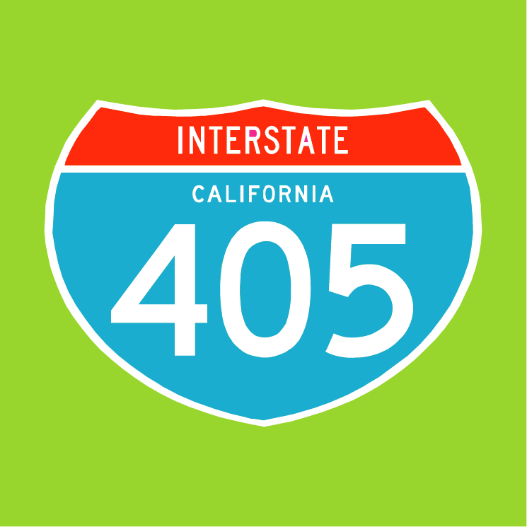 free vector Interstate 405