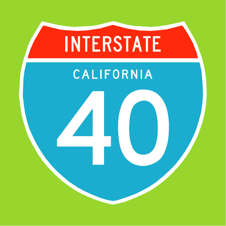 free vector Interstate 40