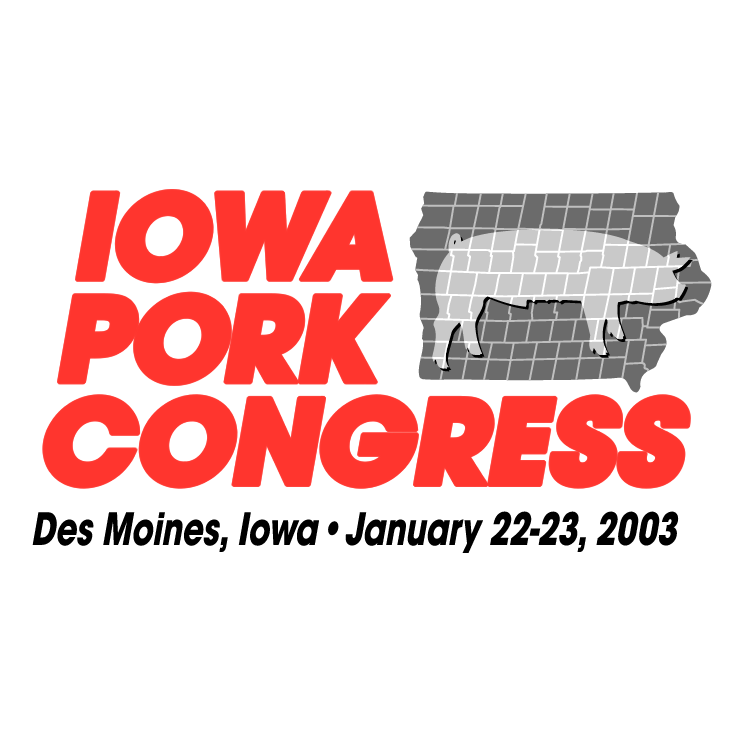free vector Iowa pork congress