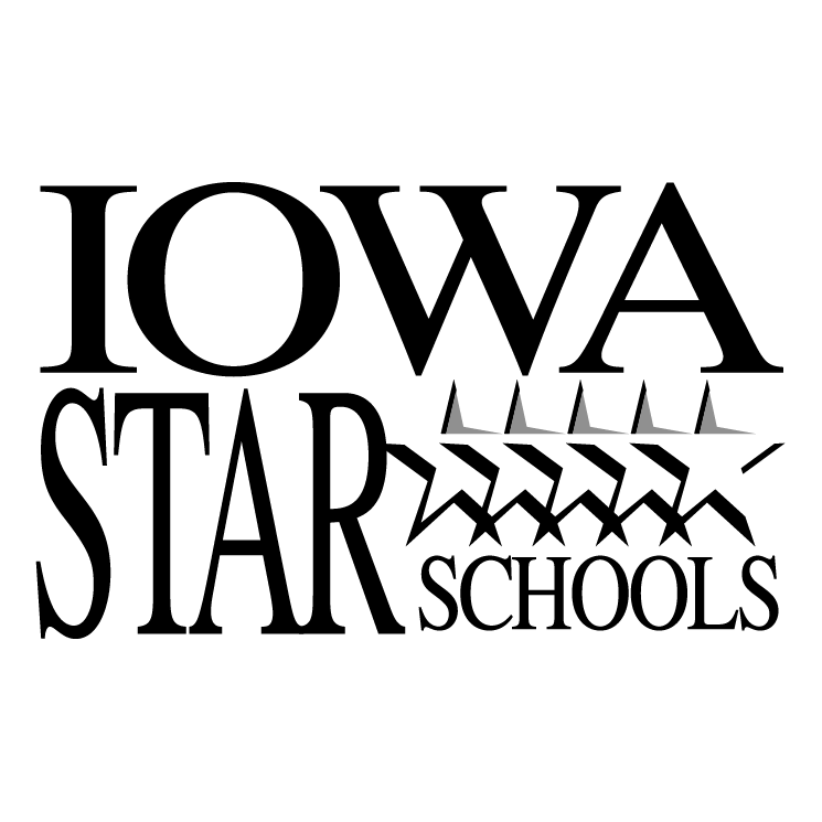 free vector Iowa star schools
