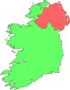 free vector Ireland Contour Map clip art