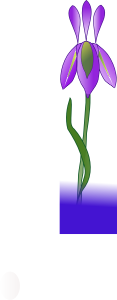 free clip art iris flower - photo #24