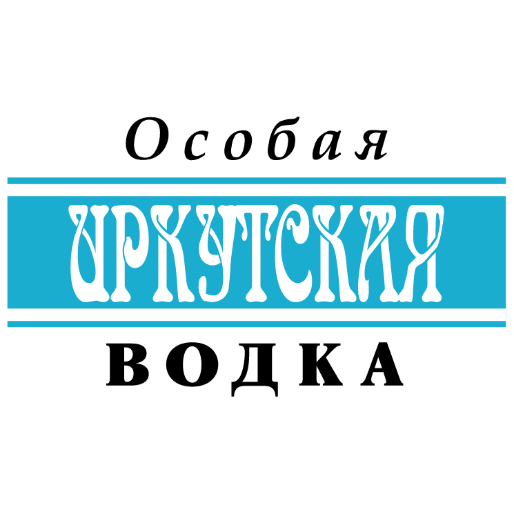 free vector Irkutskaya vodka