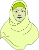 free vector Islamic Hijab Vail Headscarf clip art