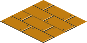 free vector Isometric Floor Tile clip art