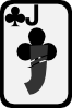 free vector Jack Of Clubs clip art