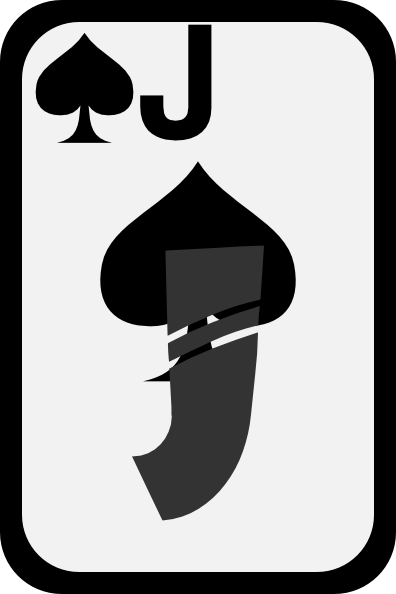 free vector Jack Of Spades clip art