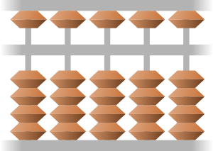 free vector Japanese Abacus clip art