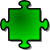 free vector Jigsaw Red 10 clip art